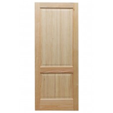 Puerta de entrada recta madera en pino marítimo 